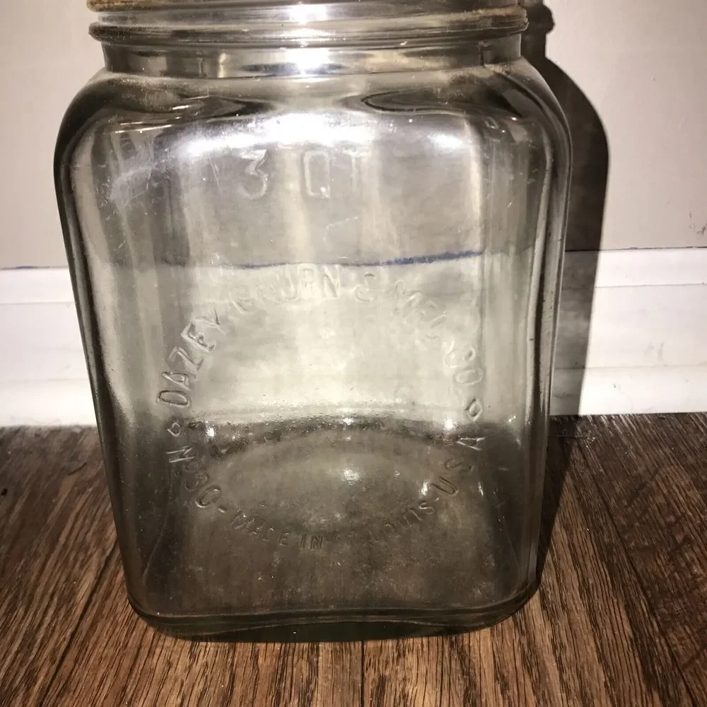 Rare Antique Vintage‎ Dazey No. 30 Glass 3 Quart Butter Churn Works